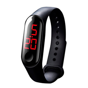 LED Electronic Sports Luminous Sensor Watches Fashion Men and Women Waterproof Digital Wristwatch Clock Relogios Masculino