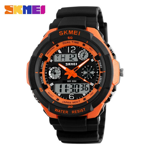 SKMEI Kids Watches Anti-Shock 5Bar Waterproof Outdoor Sport Children Watches Fashion Digital Watch Relogio Masculino 0931 1060
