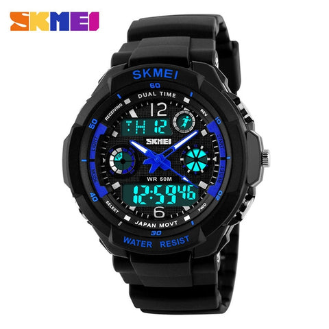 SKMEI Kids Watches Anti-Shock 5Bar Waterproof Outdoor Sport Children Watches Fashion Digital Watch Relogio Masculino 0931 1060
