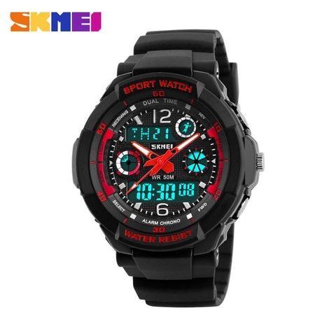 SKMEI Kids Watches Anti-Shock 5Bar Waterproof Outdoor Sport Children Watches Fashion Digital Watch Relogio Masculino 0931 1060