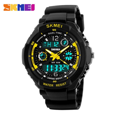 SKMEI Kids Watches Anti-Shock 5Bar Waterproof Outdoor Sport Children Watches Fashion Digital Watch Relogio Masculino 0931 1060