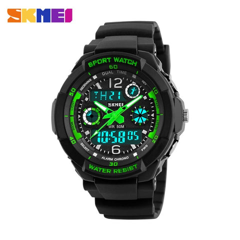 SKMEI Kids Watches Anti-Shock 5Bar Waterproof Outdoor Sport Children Watches Fashion Digital Watch Relogio Masculino 0931 1060