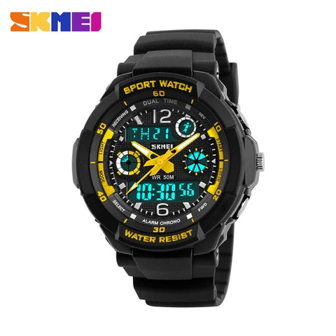 SKMEI Kids Watches Anti-Shock 5Bar Waterproof Outdoor Sport Children Watches Fashion Digital Watch Relogio Masculino 0931 1060